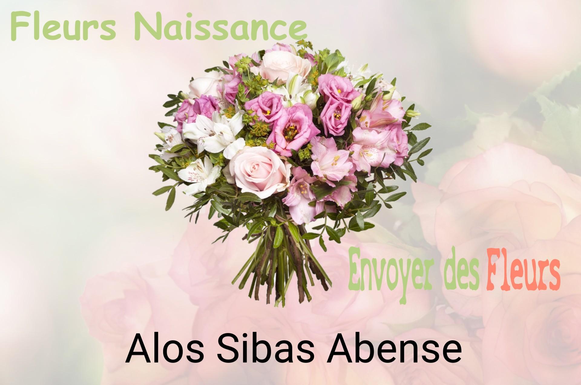 Bouquet de fleurs de naissance livré à Alos-Sibas-Abense