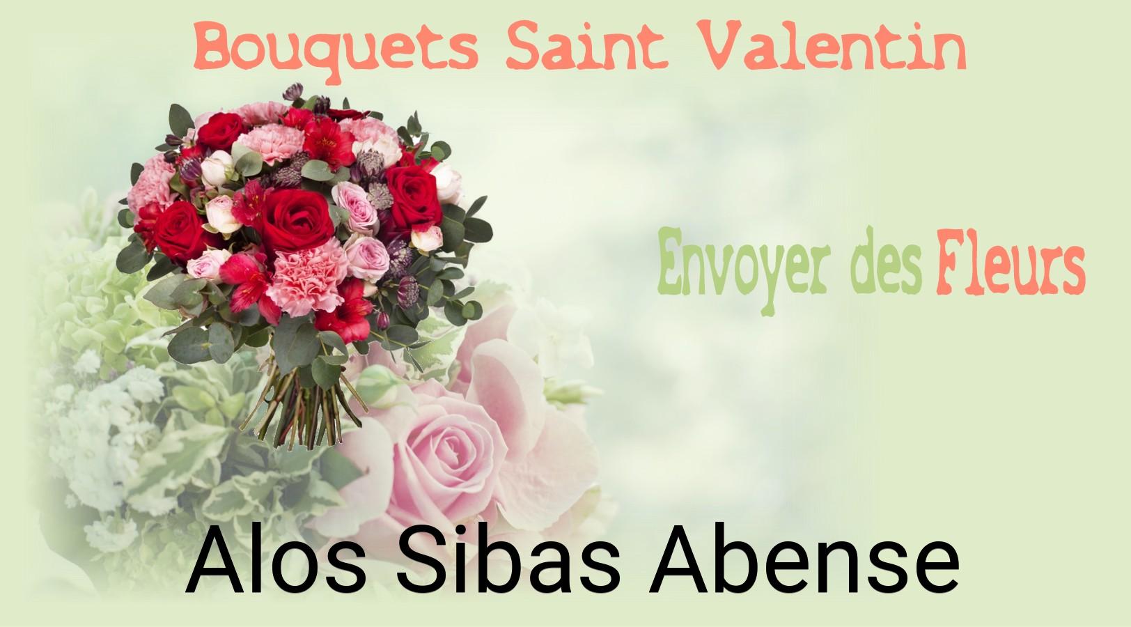 Roses de Saint-Valentin livrées à Alos-Sibas-Abense
